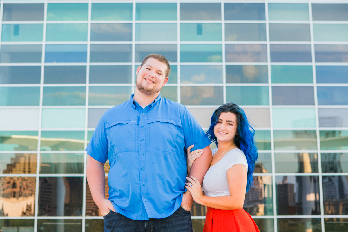 Brooke and Cole's Austin, Texas Engagement Photos at Auditorium