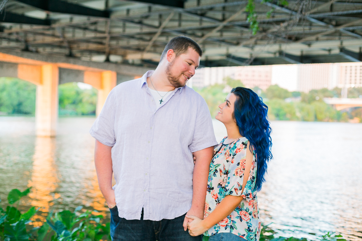 Brooke and Cole's Austin, Texas Engagement Photos at Auditorium