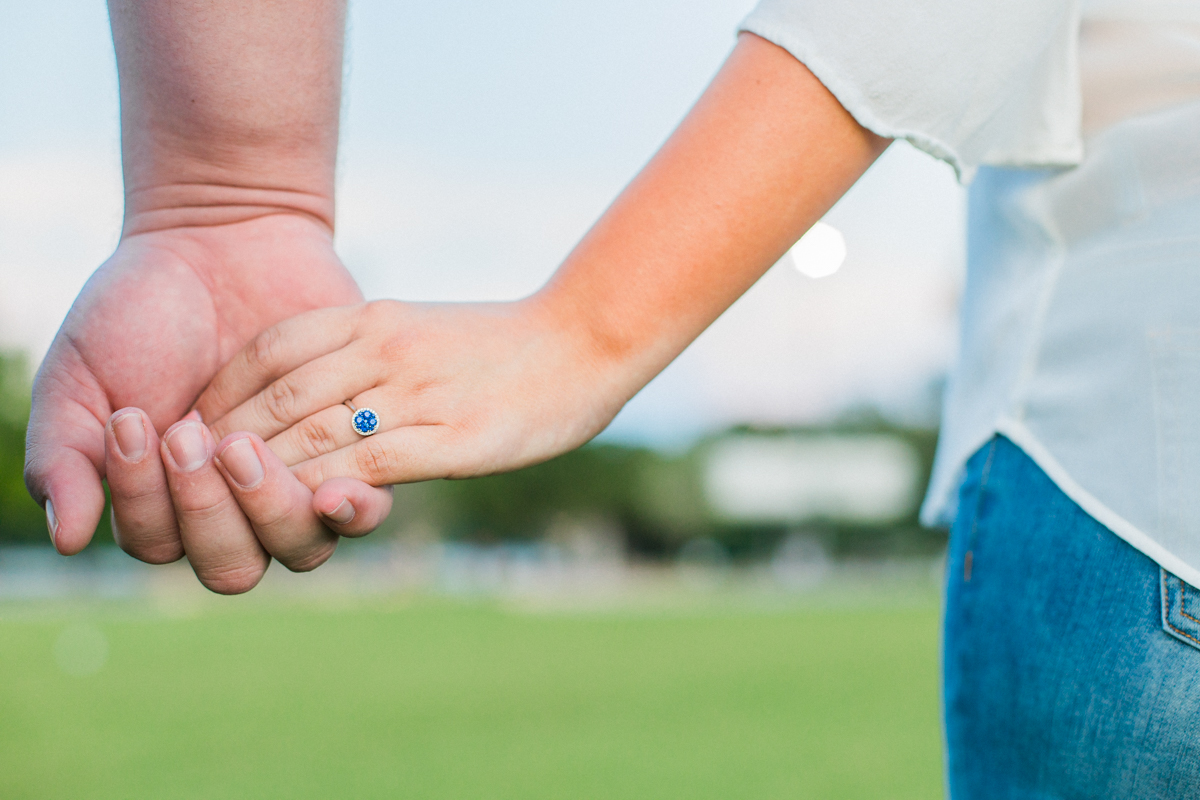 Brooke and Cole's Austin, Texas Engagement Photos at Auditorium