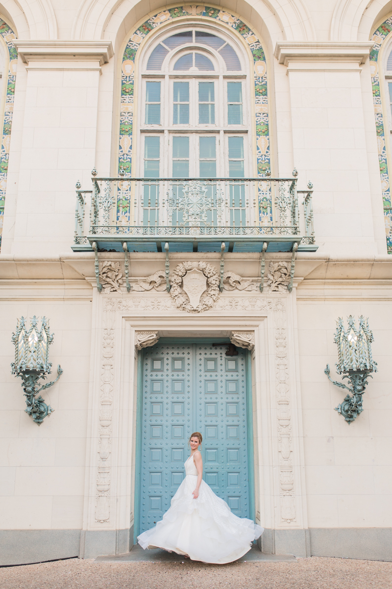 University of Texas bridal portraits 