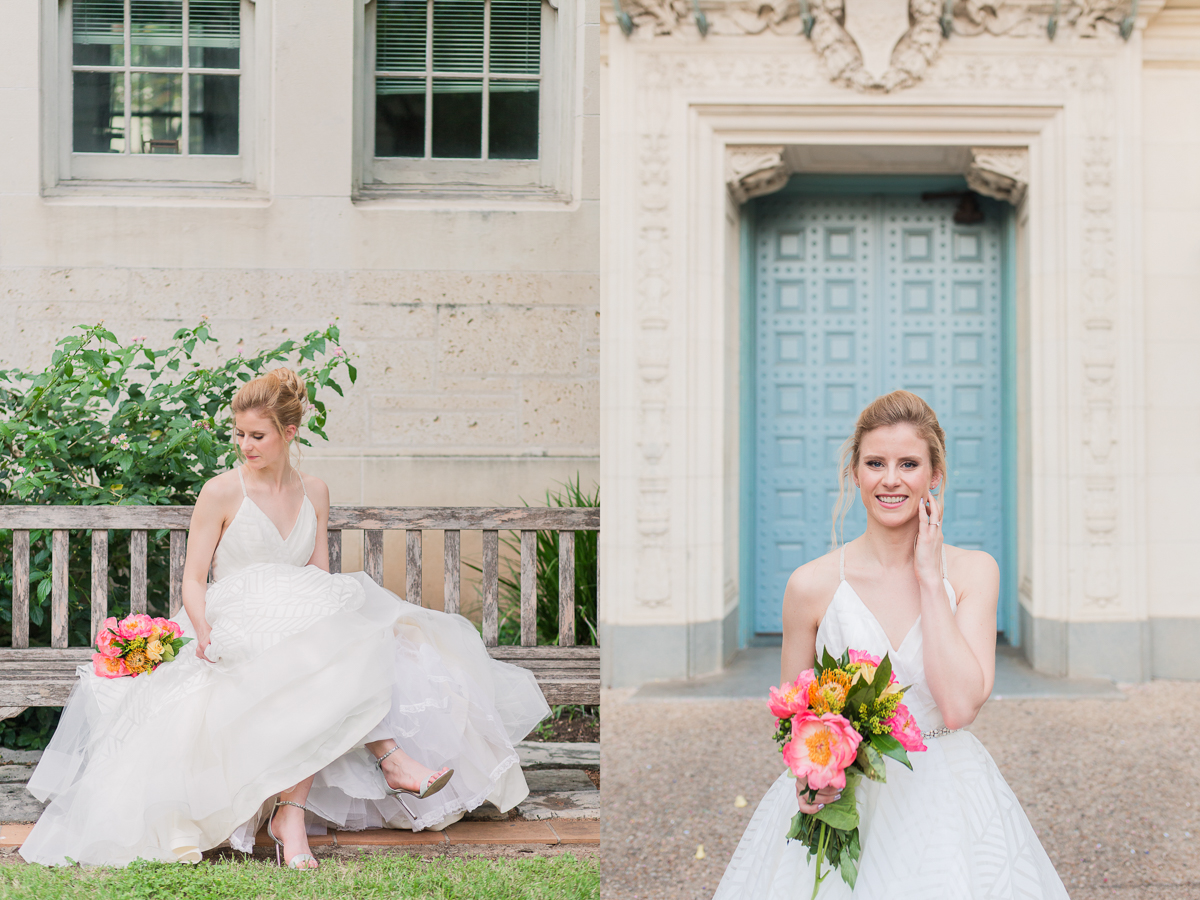 University of Texas bridal portraits 