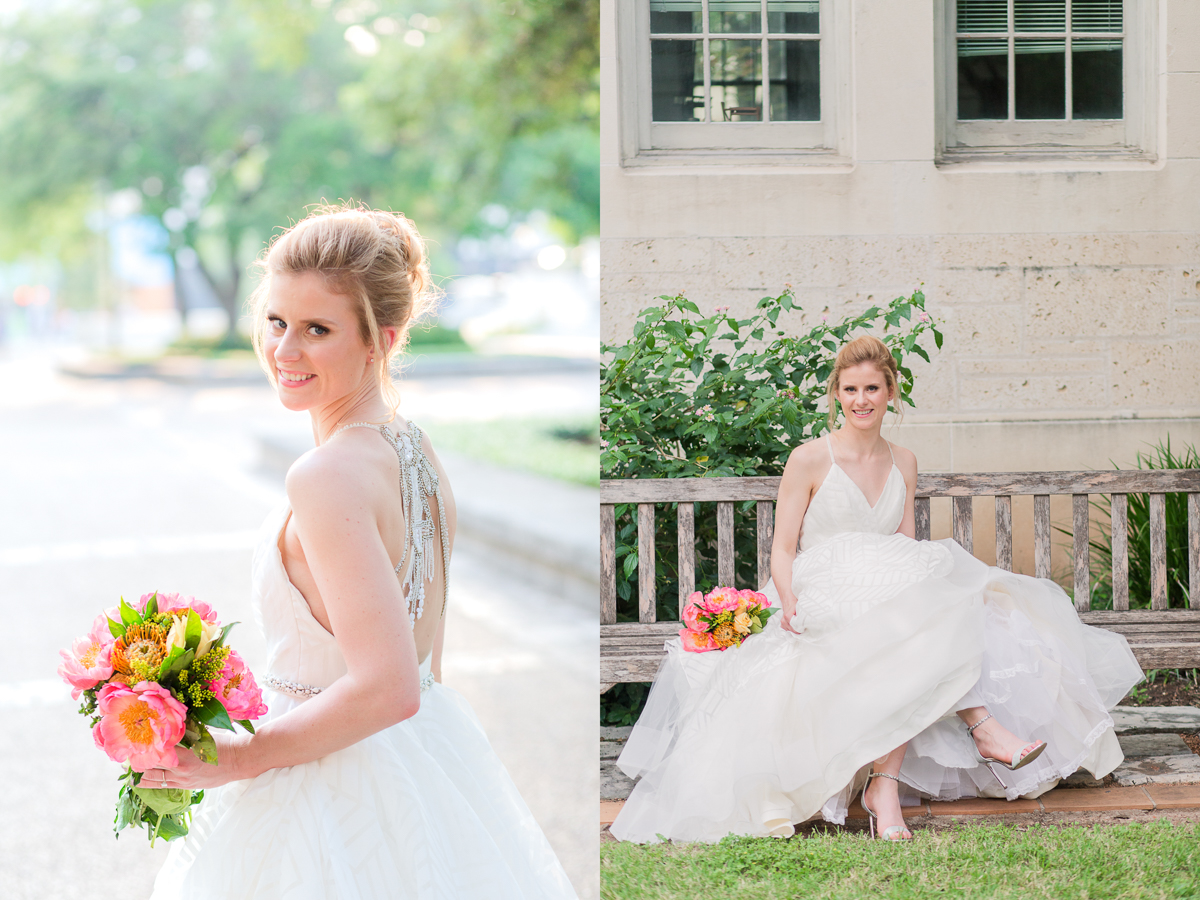 University of Texas bridal portraits 