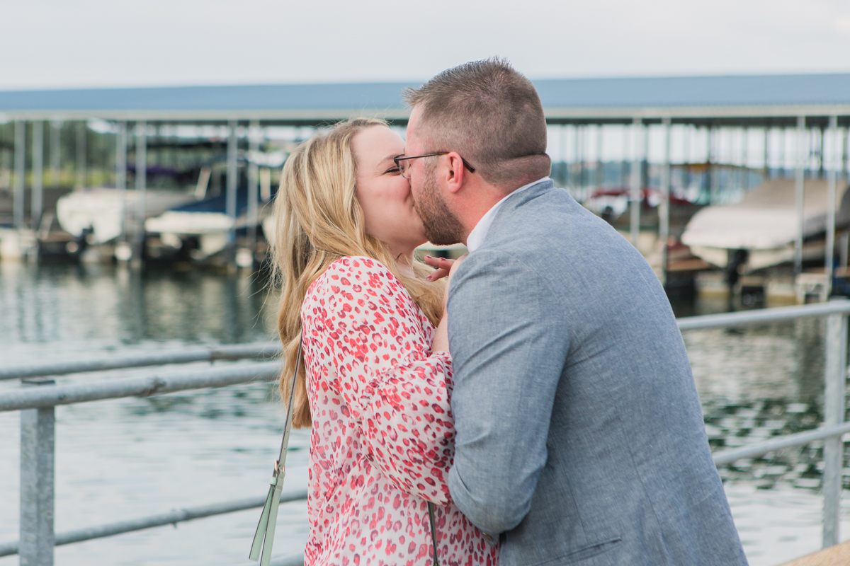 Lake Travis Boat Dock Marriage Proposal Photos