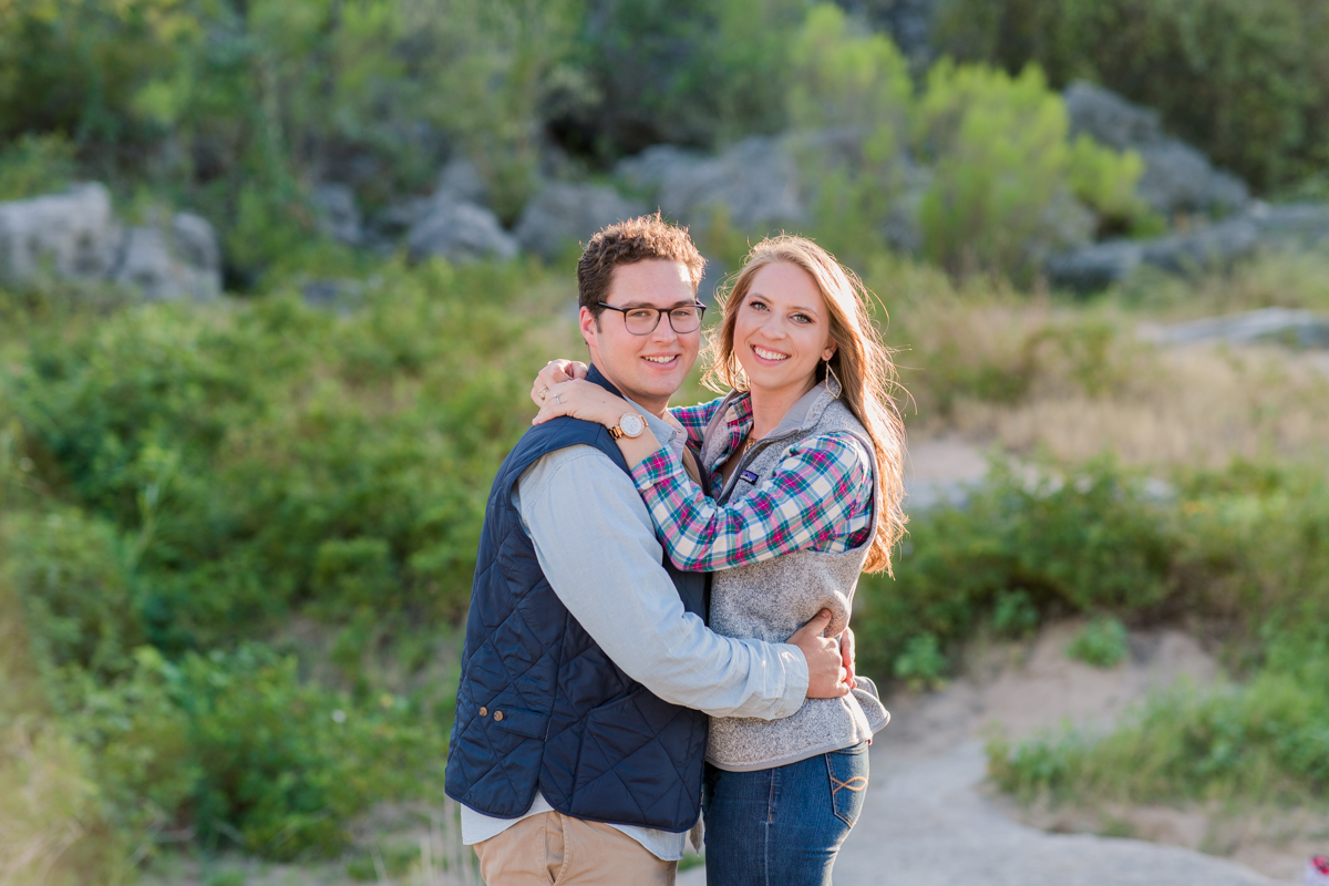 Outdoorsy Fall Outfit Patagonia Engagement Pictures