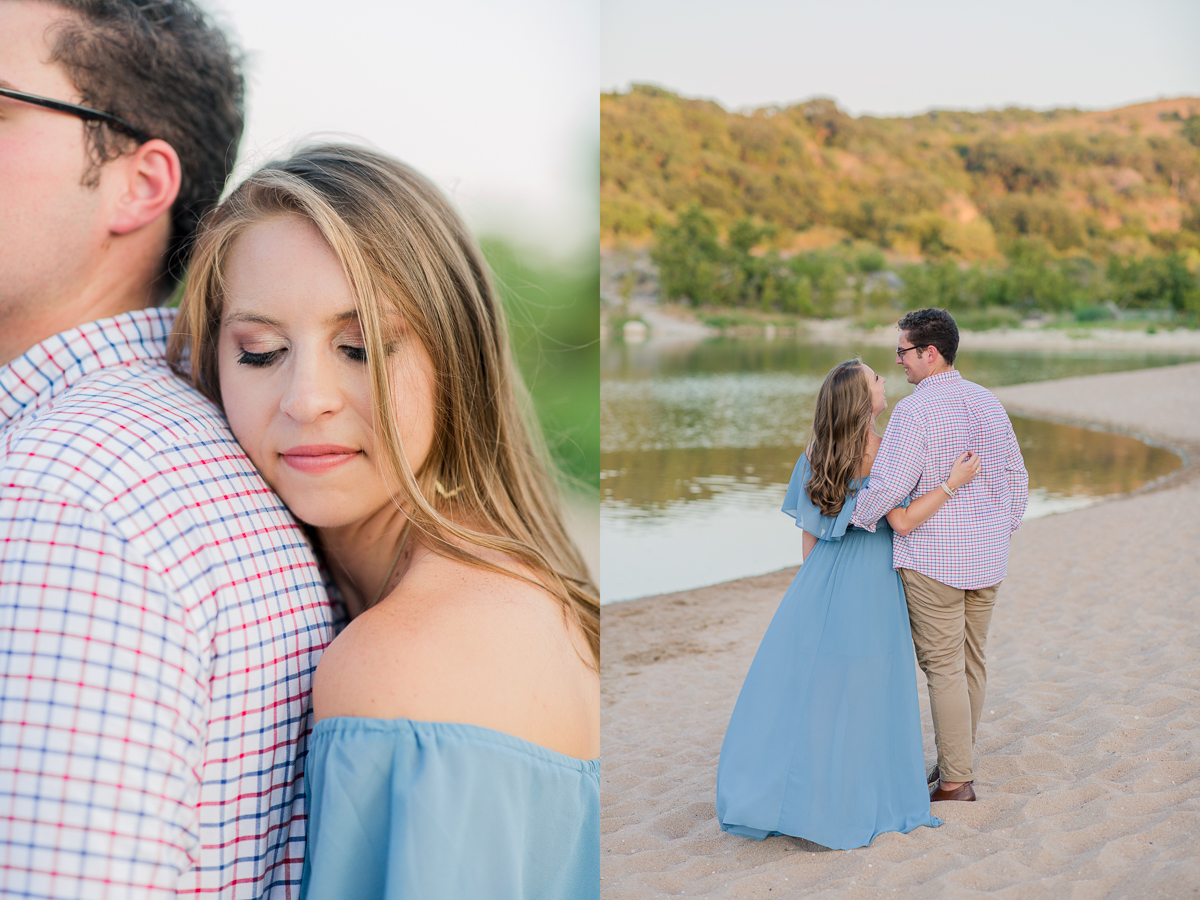 Flowy Blue Dress Elopement Photos