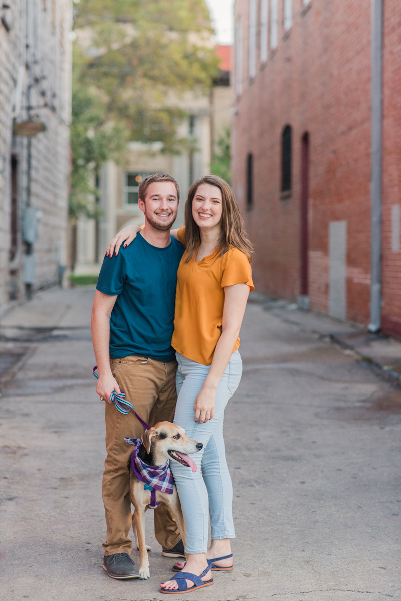 Kissing Alley San Marcos Engagement Photos