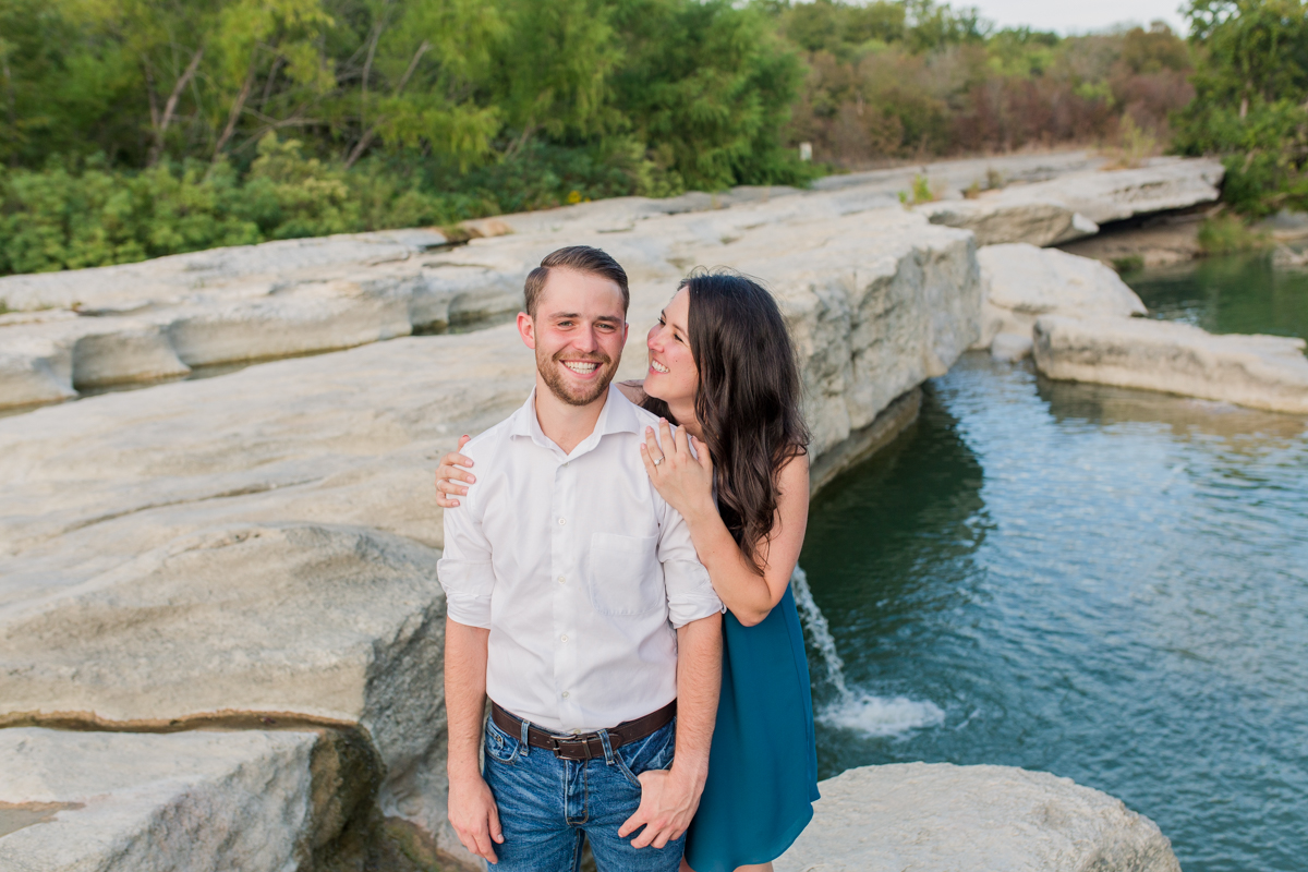 mckinney falls state park engagement pictures