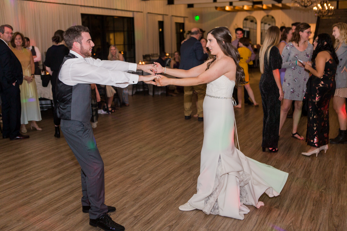 fun reception dancing photos