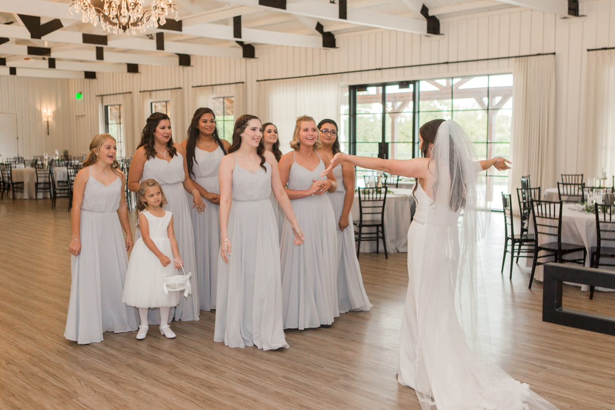bride-maids first look
