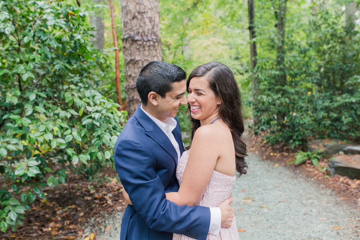 Duke Gardens Engagement Photos Durham North Carolina