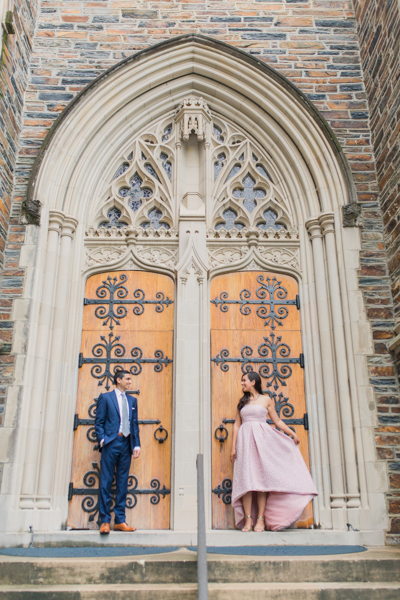 duke university engagement photos