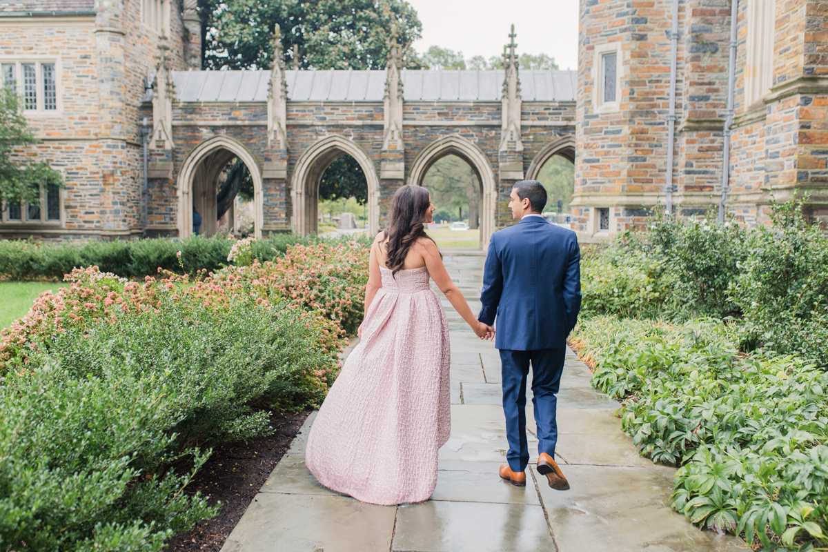 duke chapel engagement photos