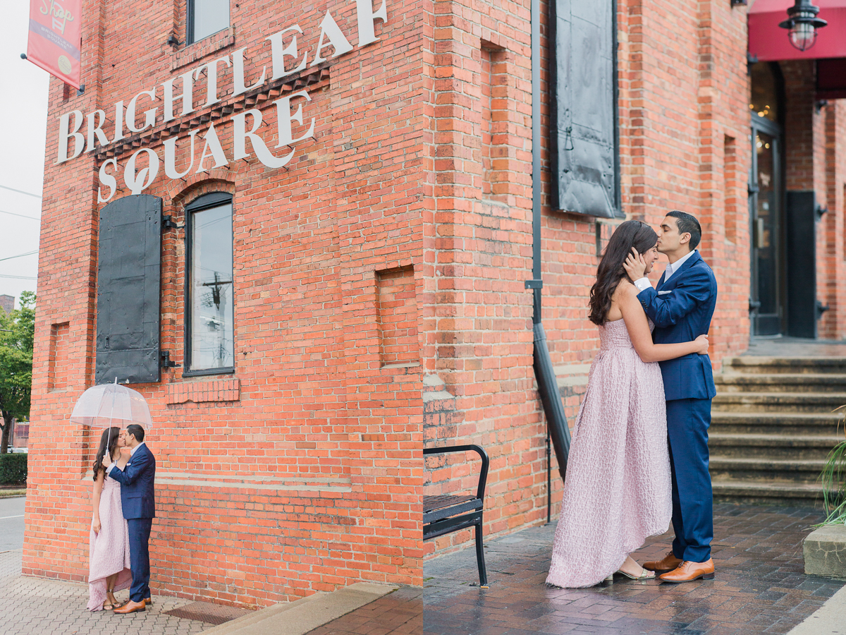 brightleaf square engagement pictures durham north carolina 