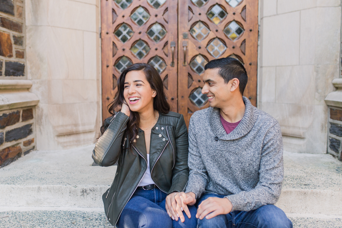 duke university engagement photos