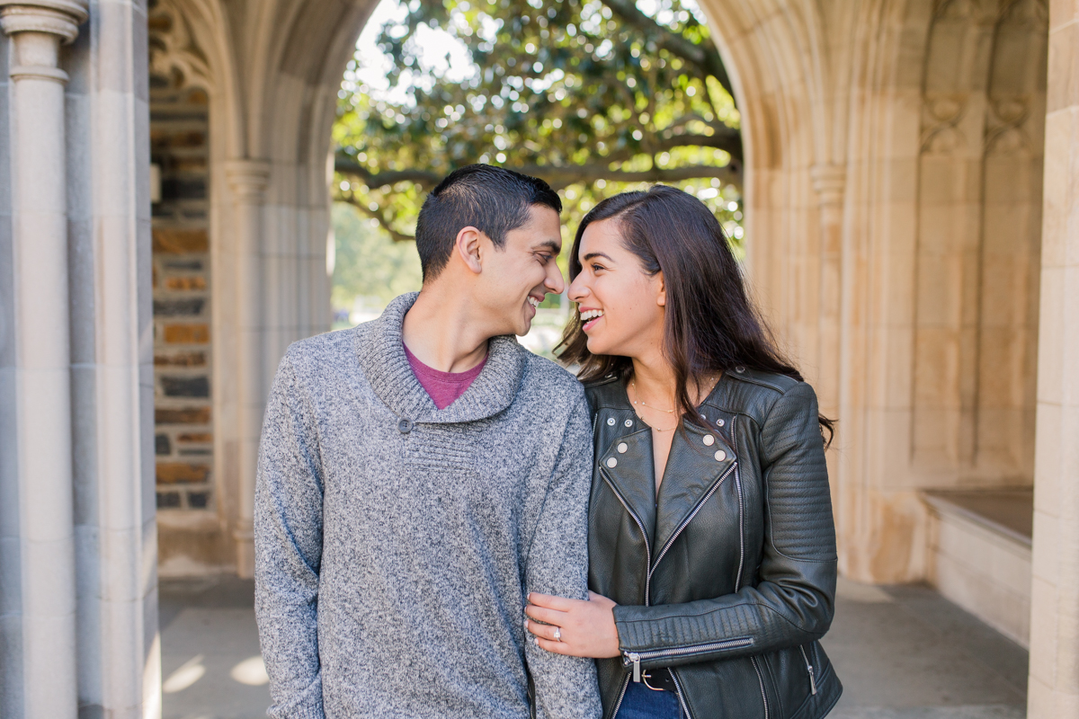 duke university engagement photos