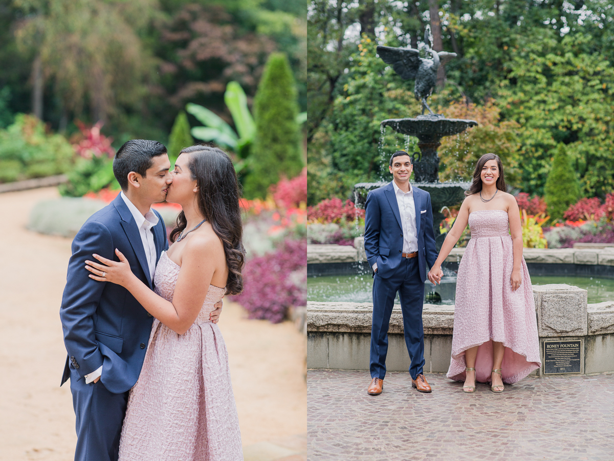 Duke Gardens Engagement Photos Durham North Carolina