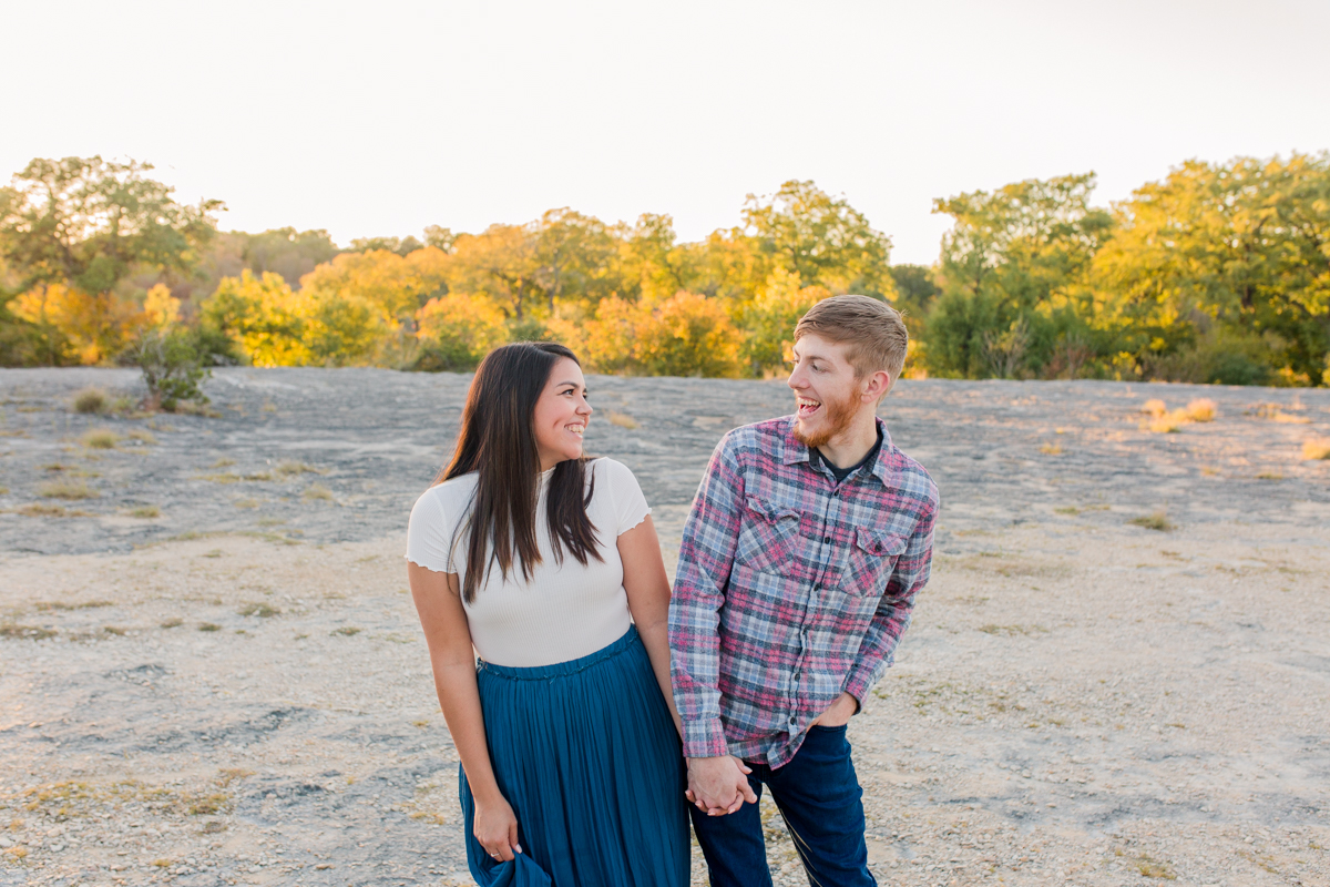mckinney falls engagement photos