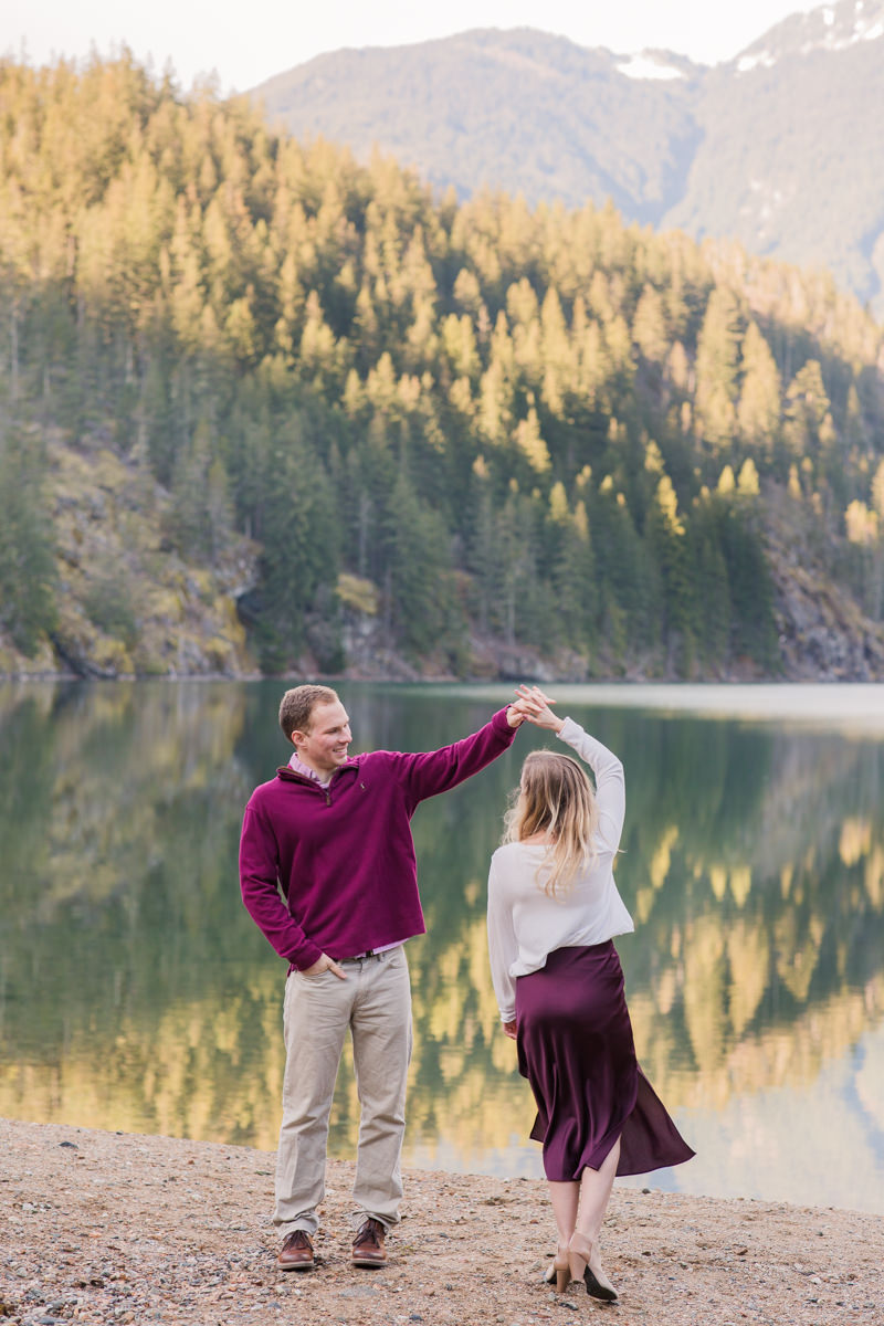 Seattle Adventure Engagement Photos