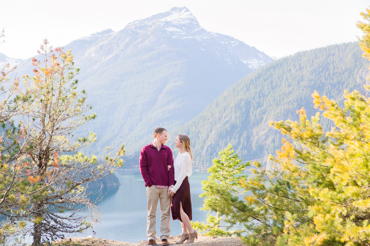 Diablo Lake North Cascades National Park Engagement Photos