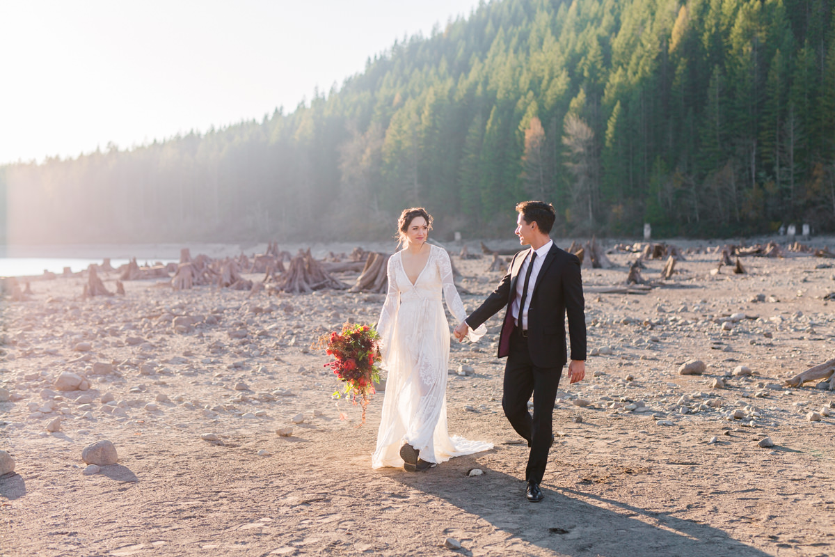 Rattlesnake Lake Washington Engagement Photos