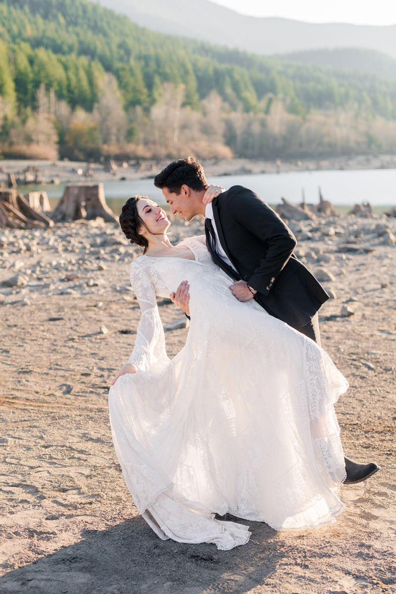Fun Adventure Elopement Photos PNW