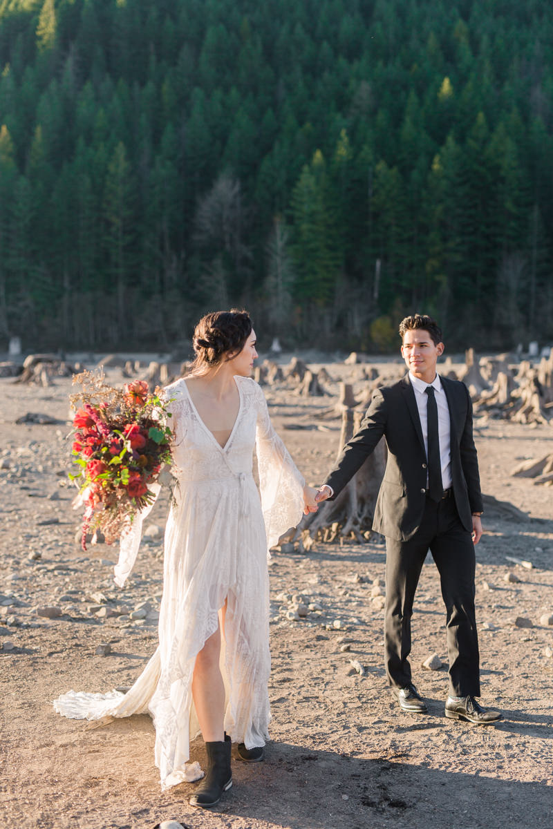 Fun Adventure Elopement Photos PNW