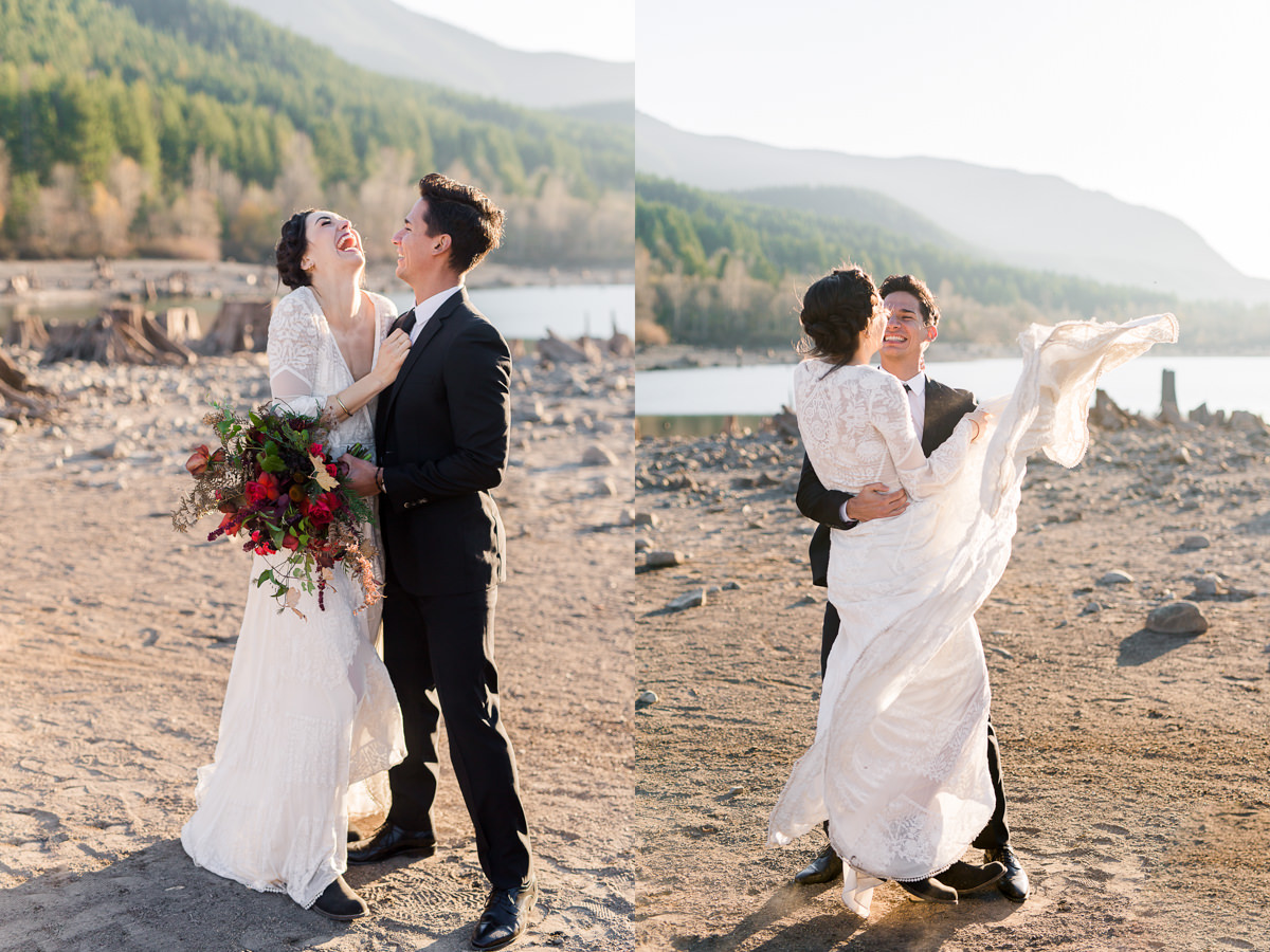 Adventure Elopement Washington 