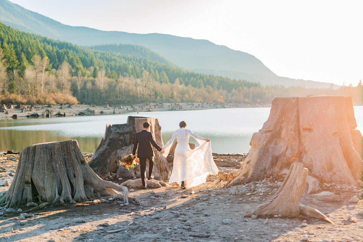 Rattlesnake Lake Washington Engagement Photos