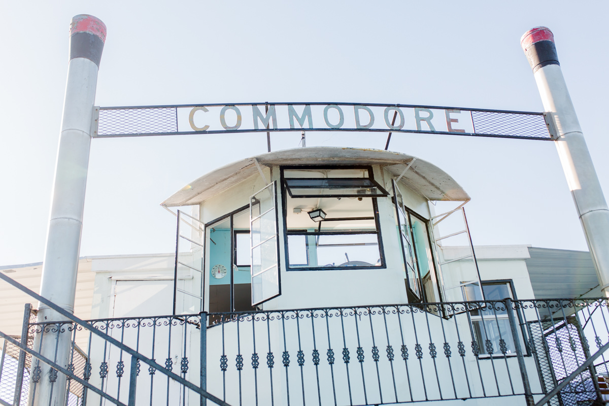 Commodore boat wedding austin texas