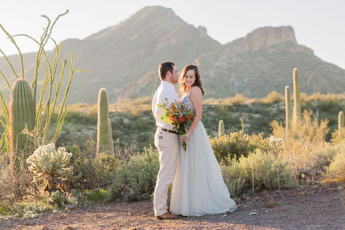 Arizona Desert Adventure Elopement Photos