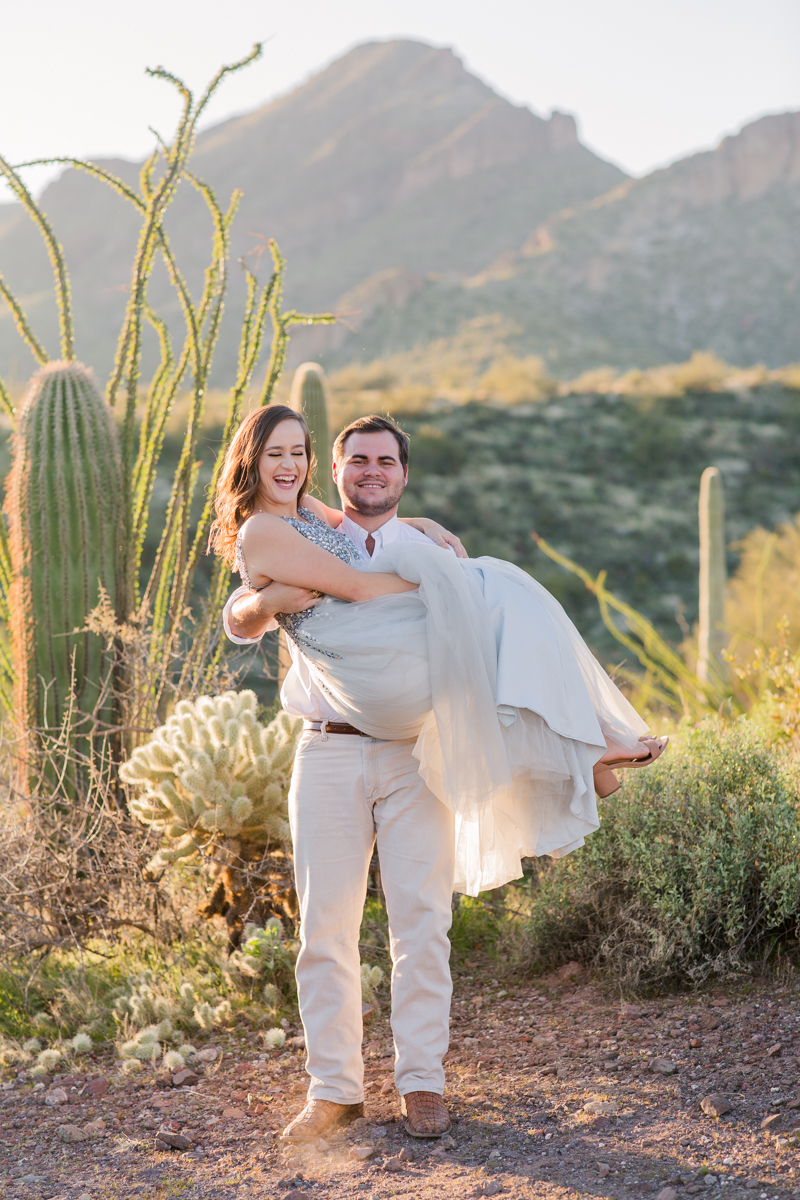 Arizona Desert Adventure Elopement Photos