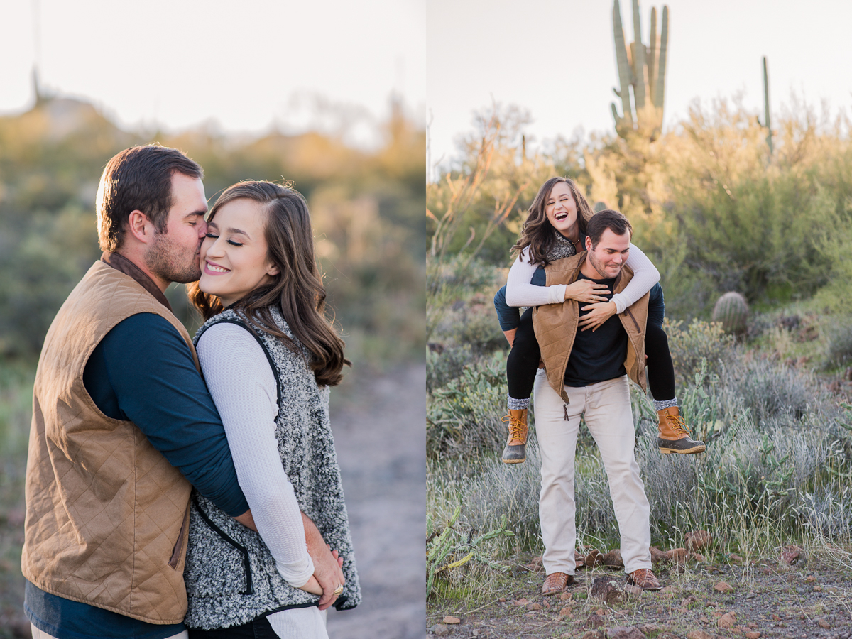 Phoenix Arizona Desert Engagement Photos