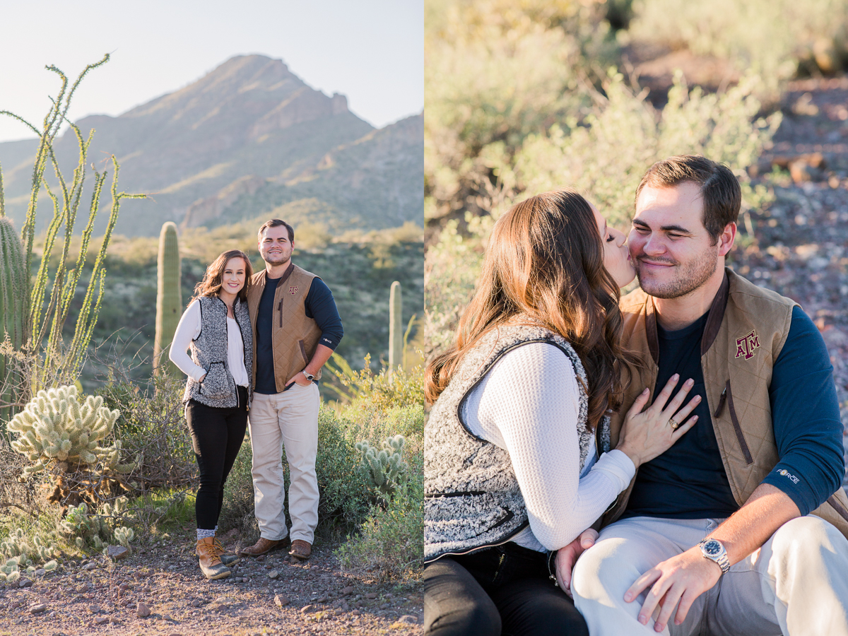 Arizona Cactus Engagement Photos