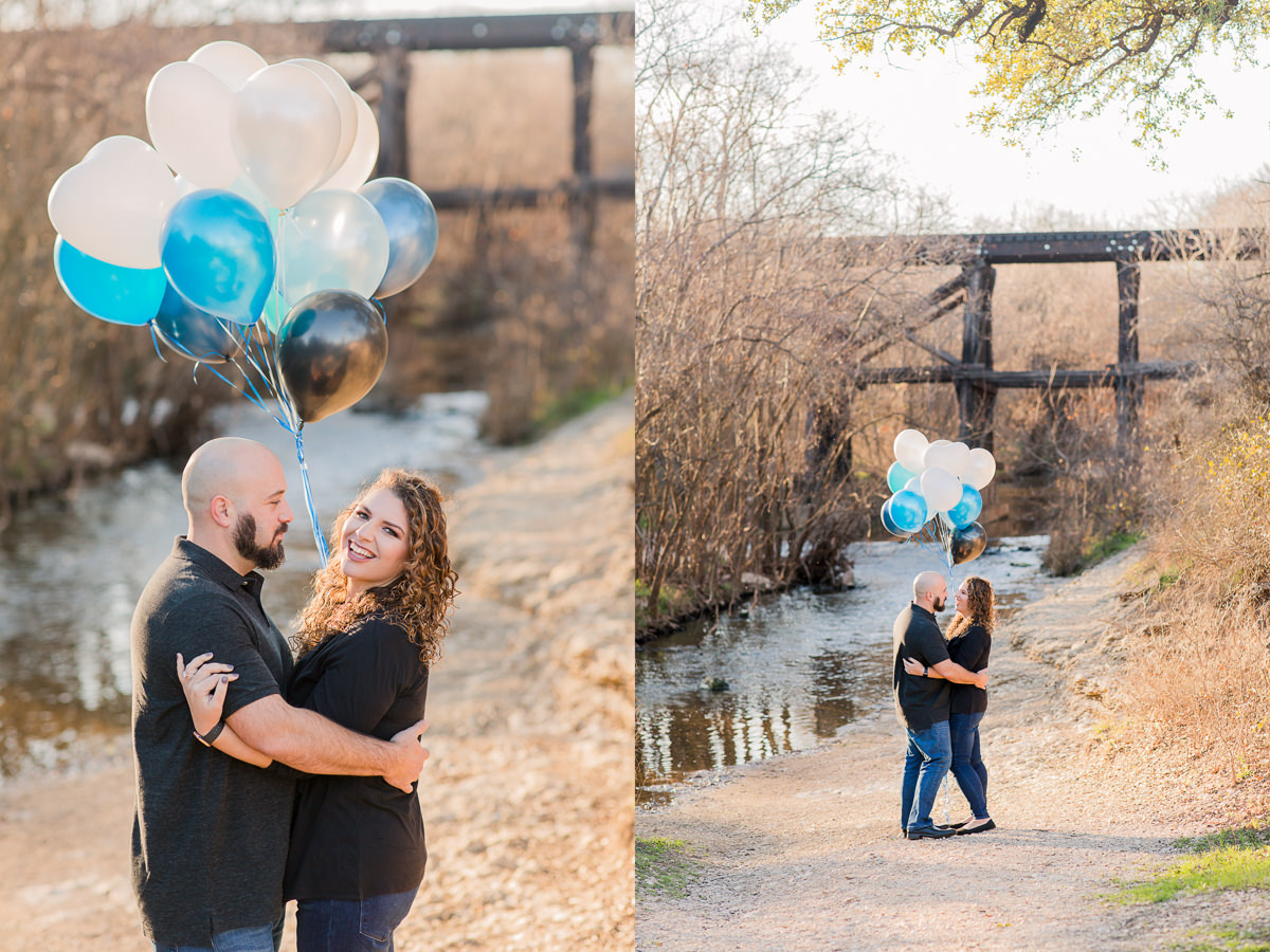 Engagement Sessions with Balloons 