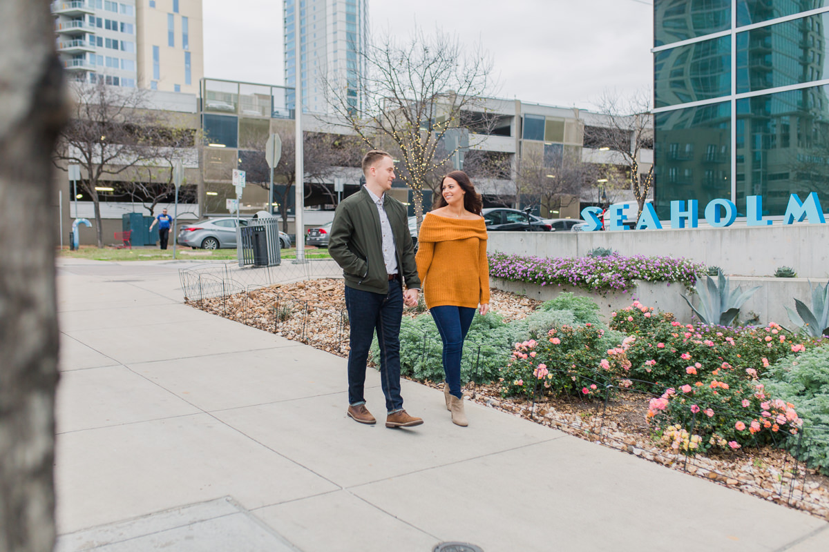 Downtown Austin Texas Engagement Photos
