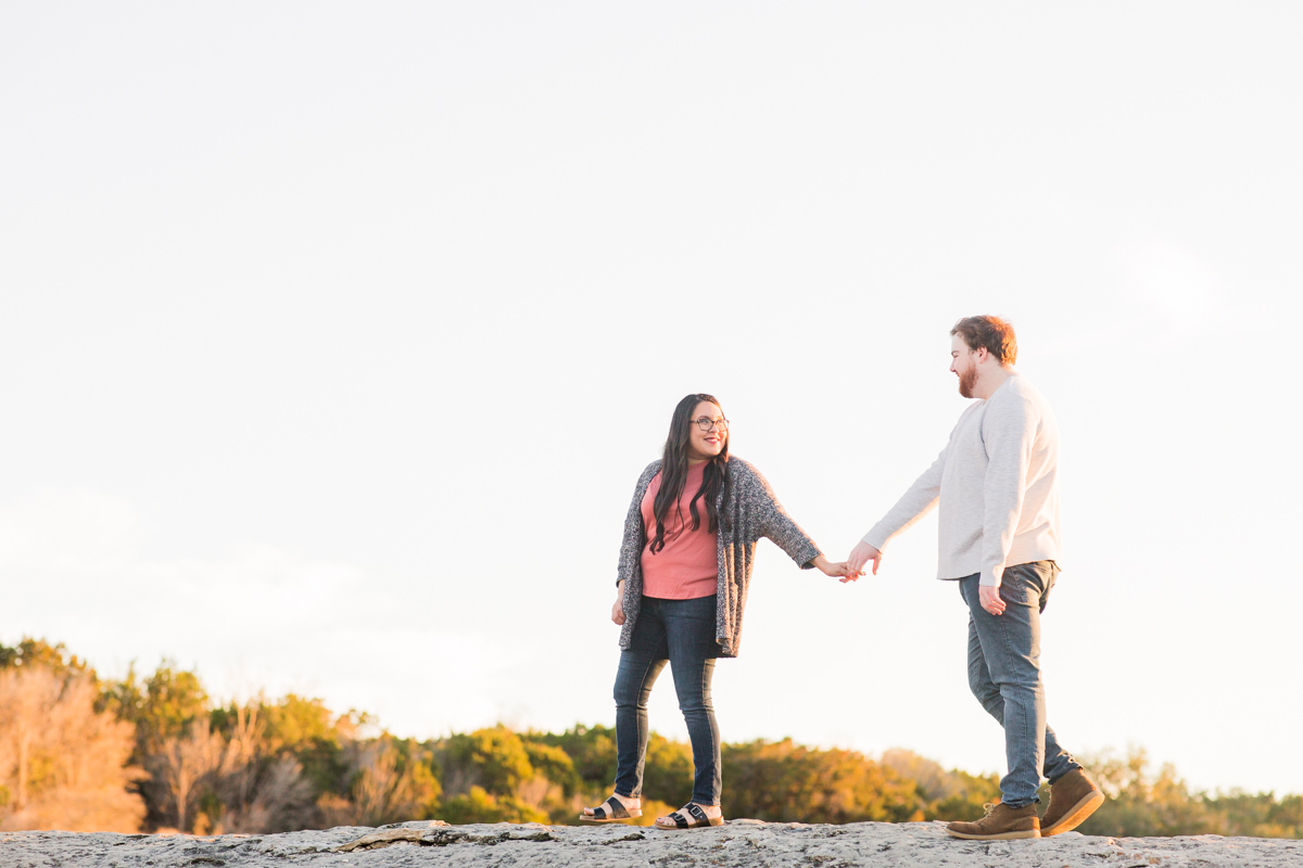 McKinney Falls State Park Engagement Photos
