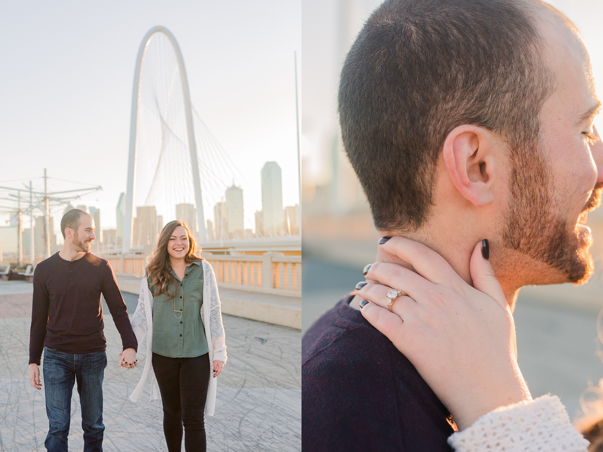 Trinity Groves Bridge Dallas Engagement Photos