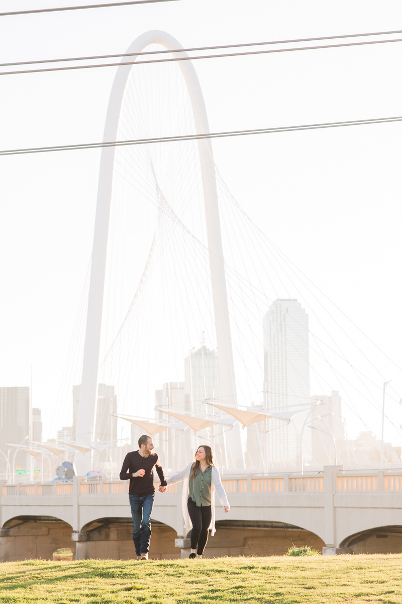 Trinity Groves Bridge Dallas Engagement Photos