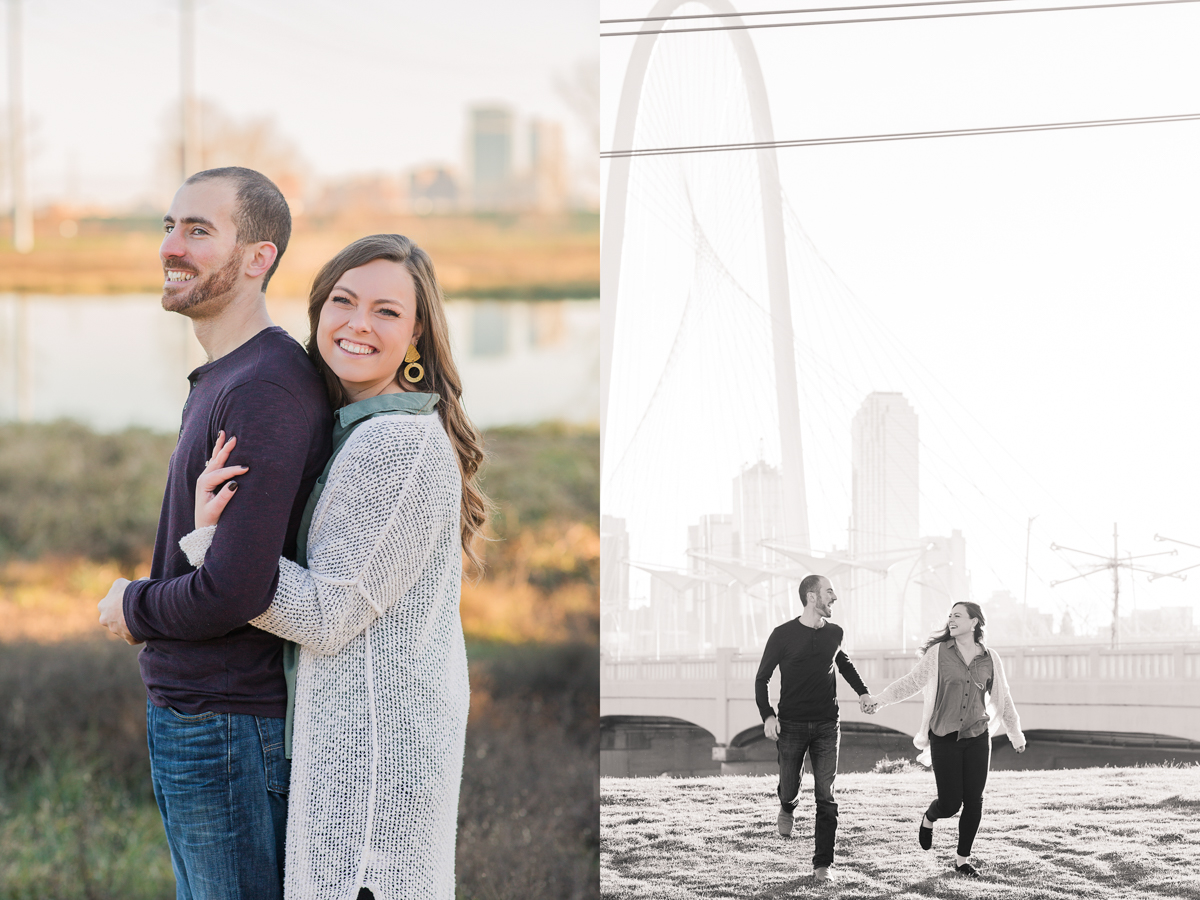 Downtown Dallas Sunrise Engagement Photos