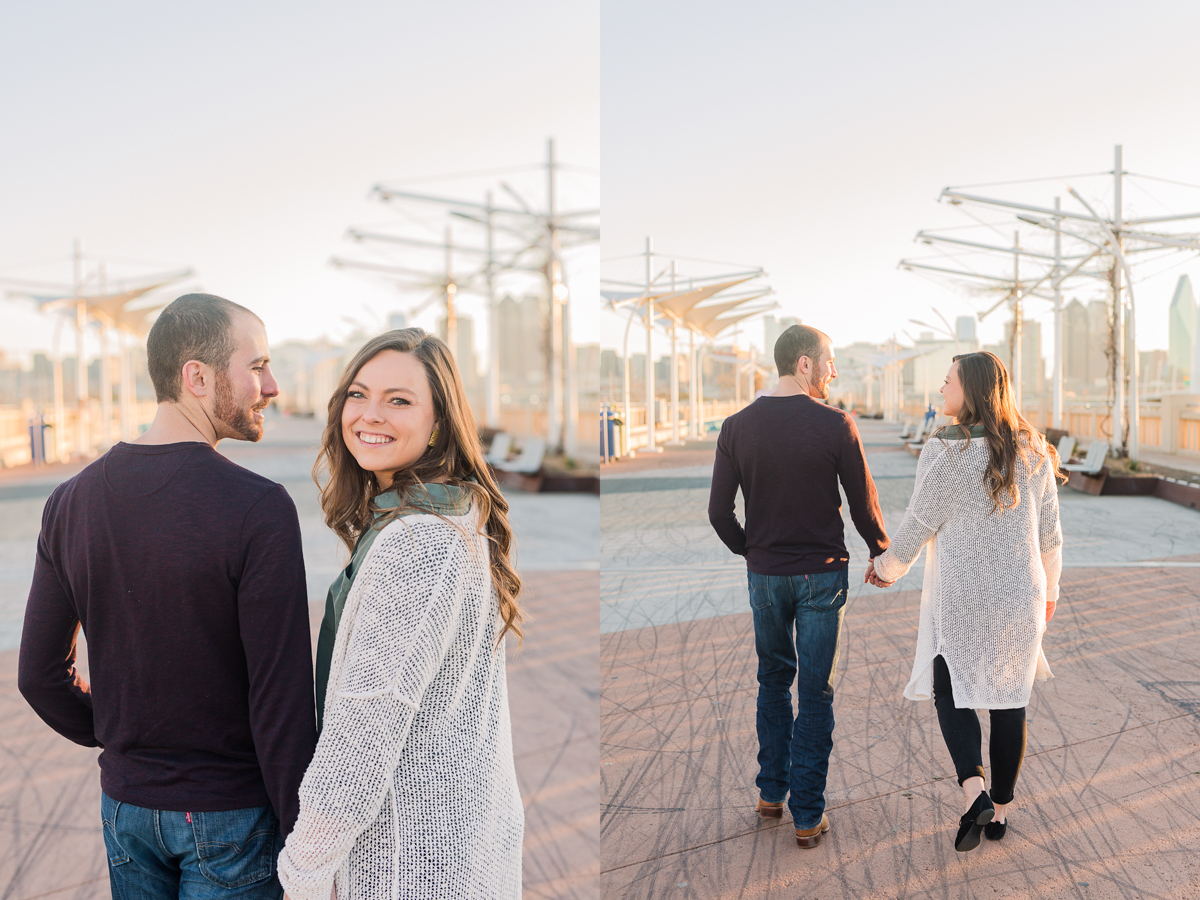 Fun Natural Dallas Engagement Pictures