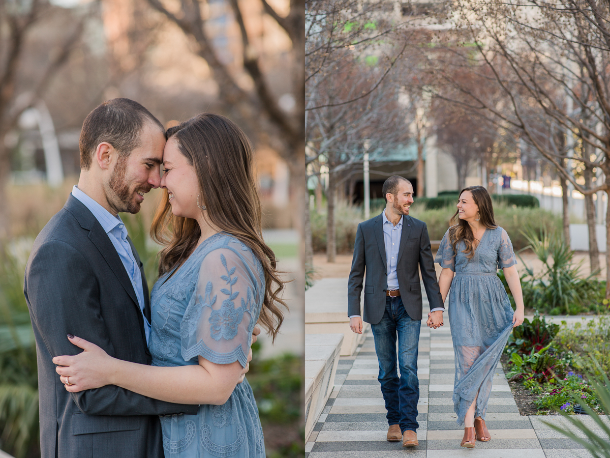 Fun Natural Dallas Engagement Pictures