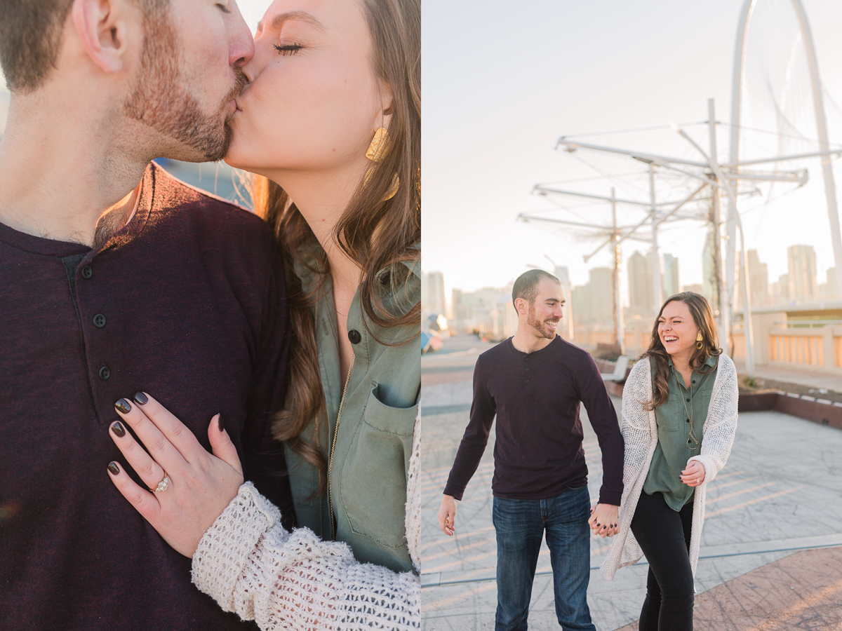 Downtown Dallas Sunrise Engagement Photos