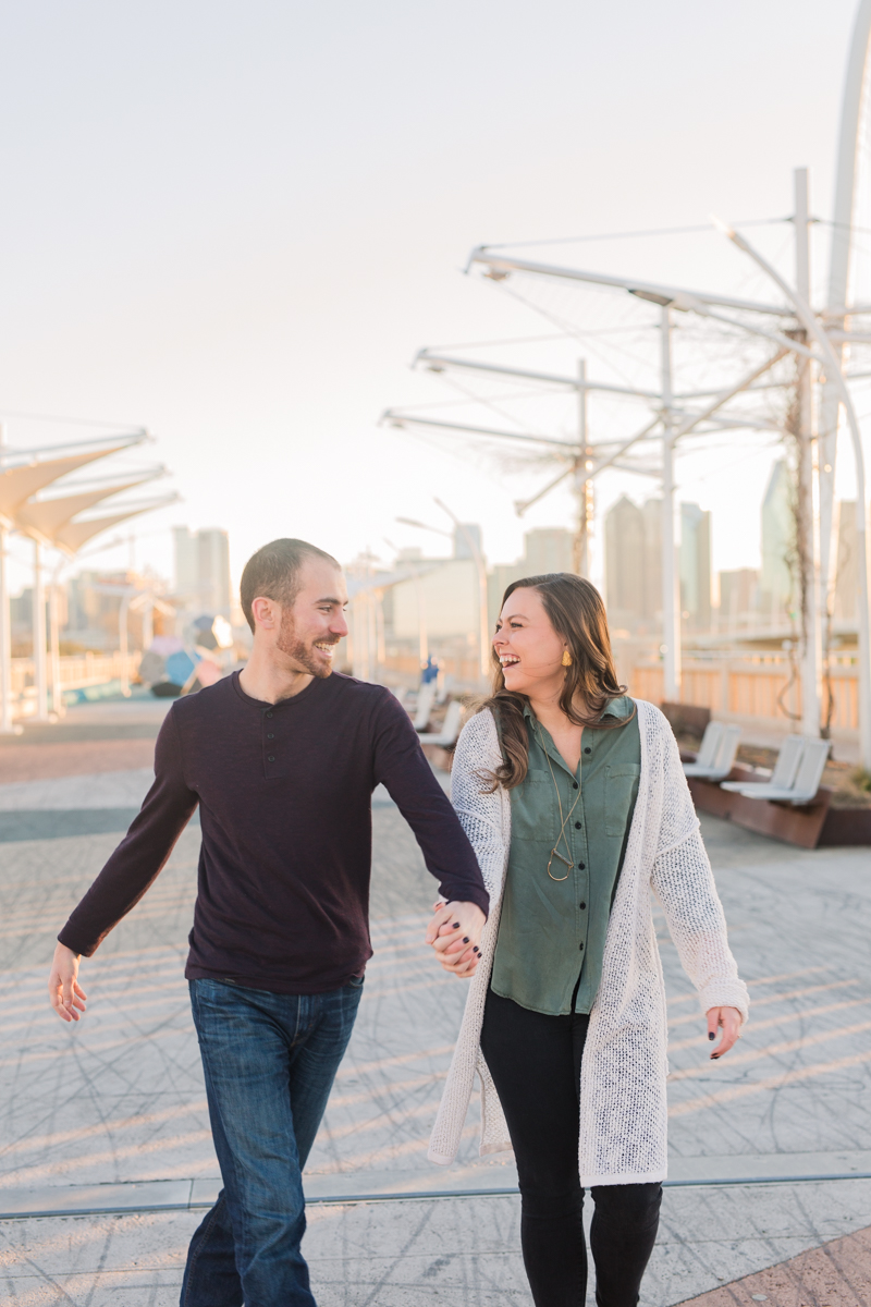Fun Natural Dallas Engagement Pictures