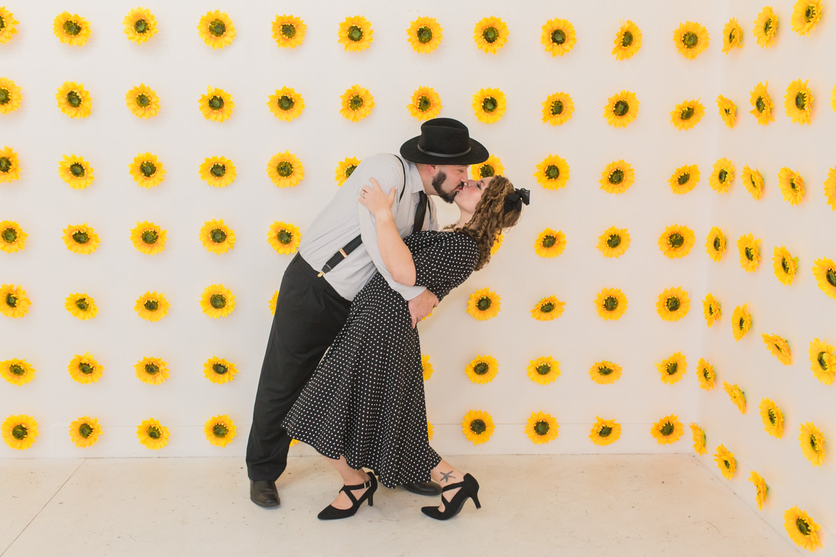 The Flower Vault Austin Engagement Photos
