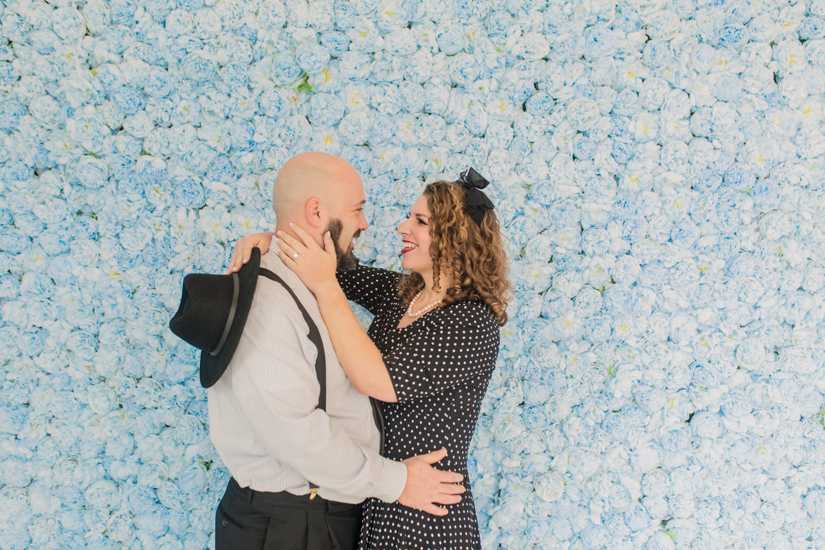 The Flower Vault Austin Engagement Photos