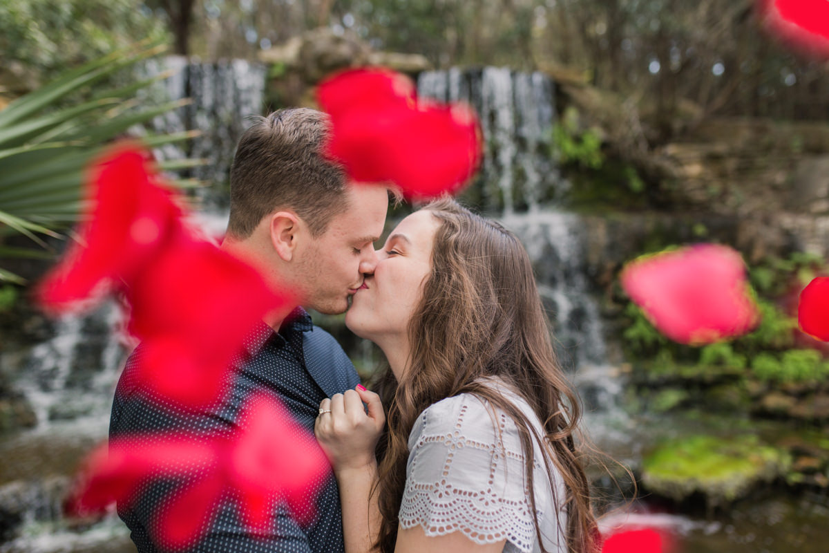 Zilker Botanical Garden Engagement Photos