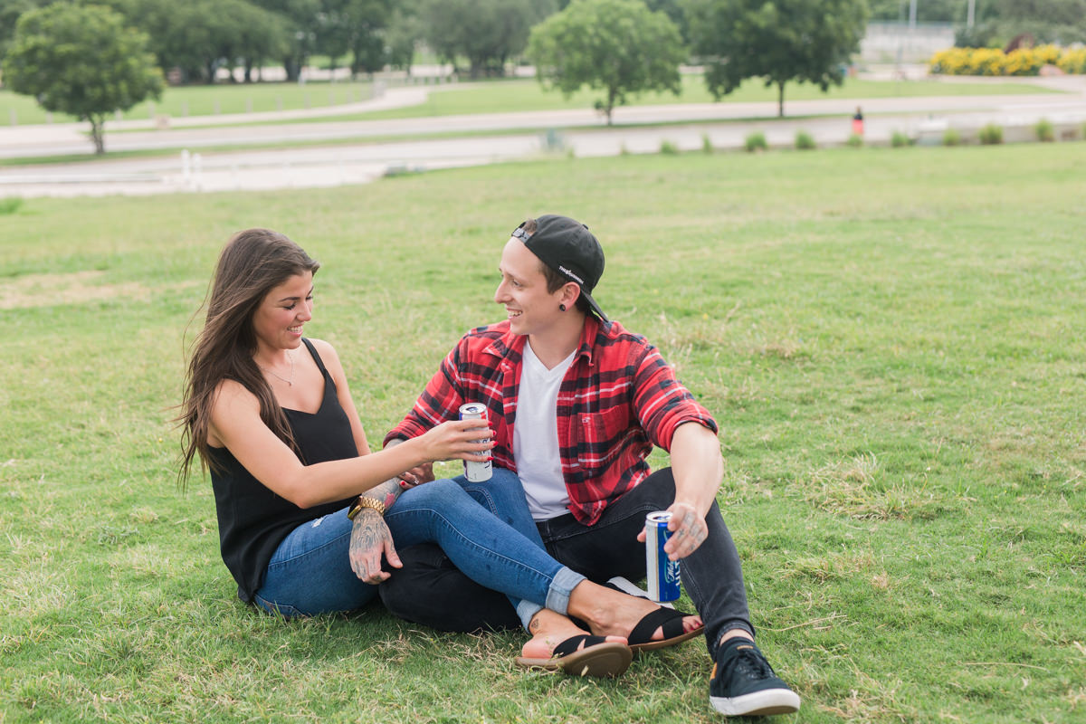 Downtown Austin Texas Engagement Photos Outdoor Fun