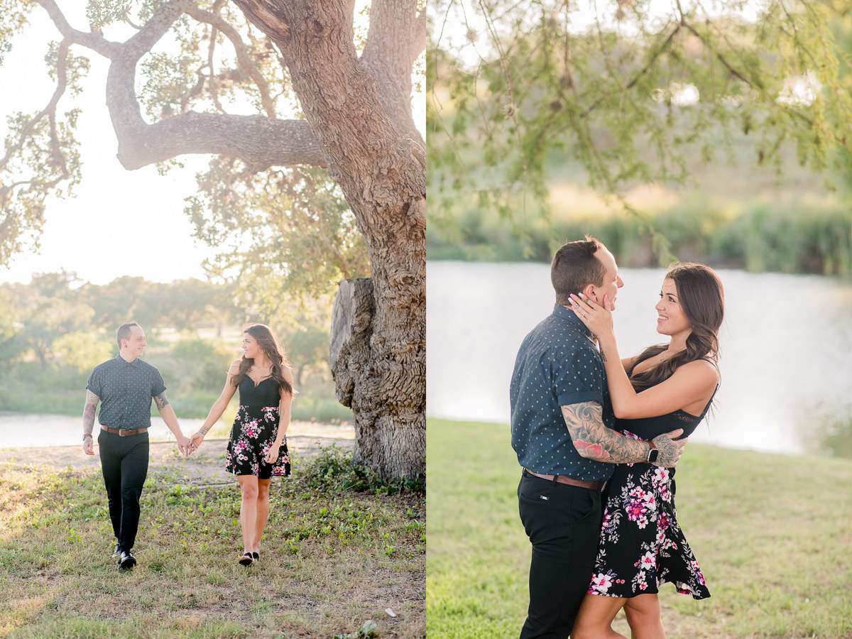 Fredericksburg Texas Engagement Photos Romantic