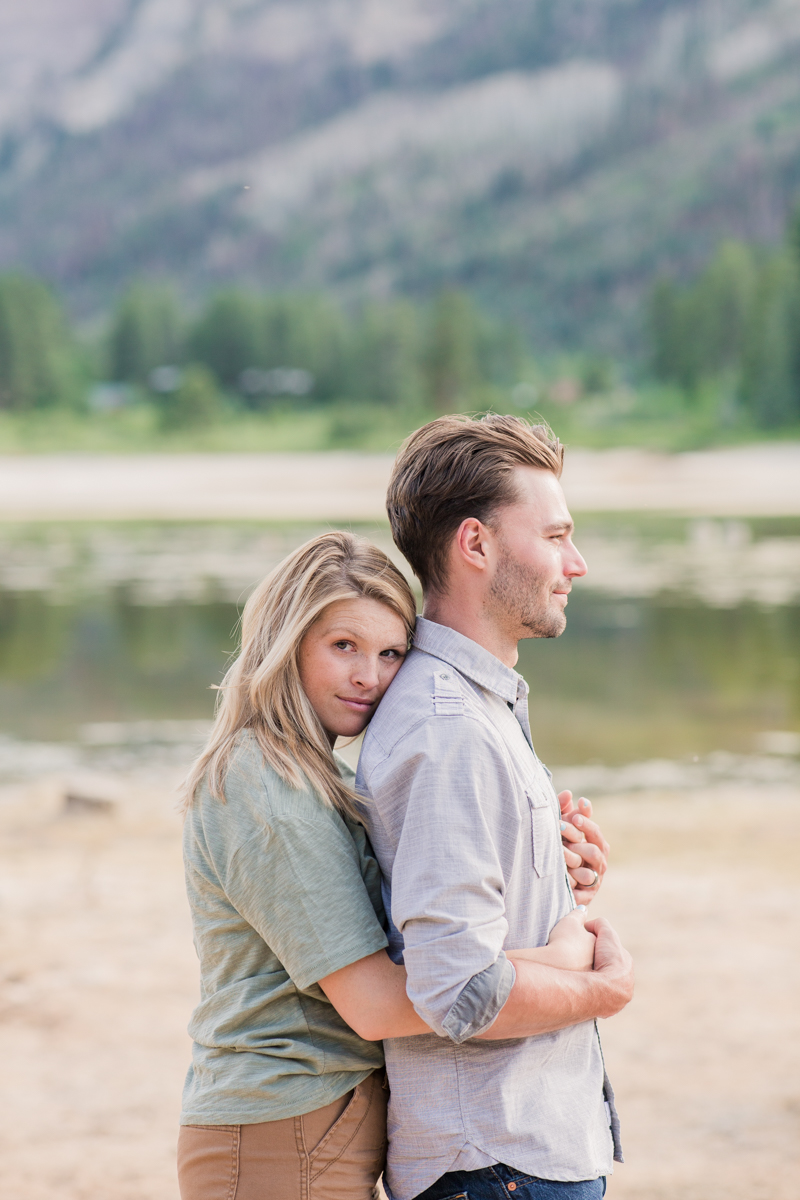 Adventure Hiking Engagement Photos Colorado
