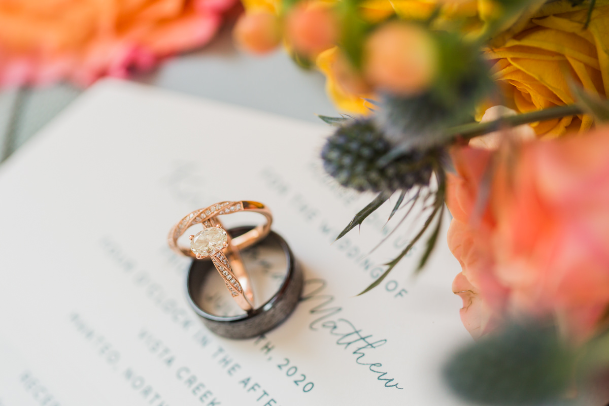 colorful bright orange yellow red wedding bouquet pictures